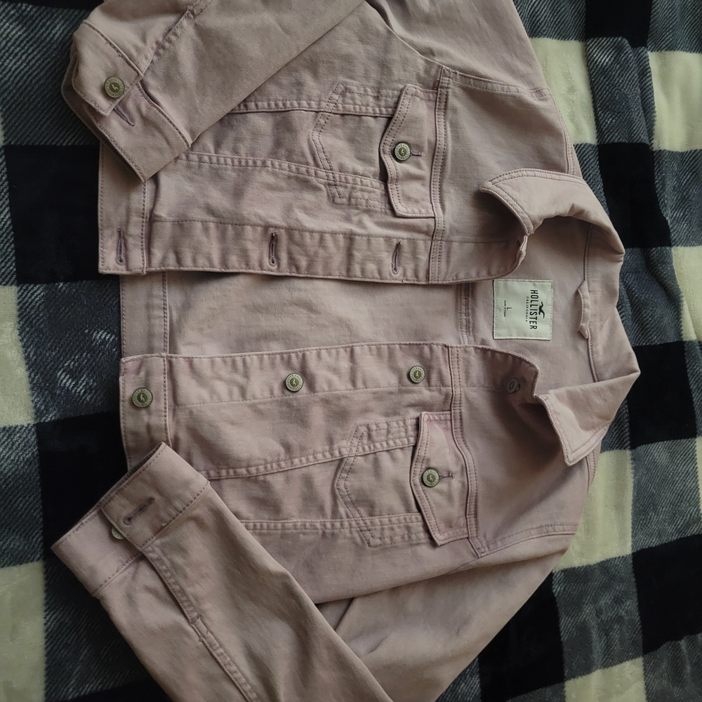 Hollister Pink Denim Jacket